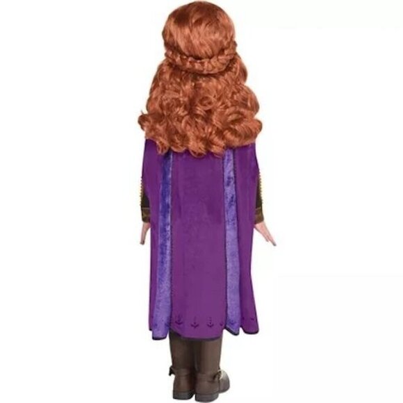 Disney Frozen II Anna Costume For Kids Size 8-10 Multicolor With Cape - Picture 2 of 6